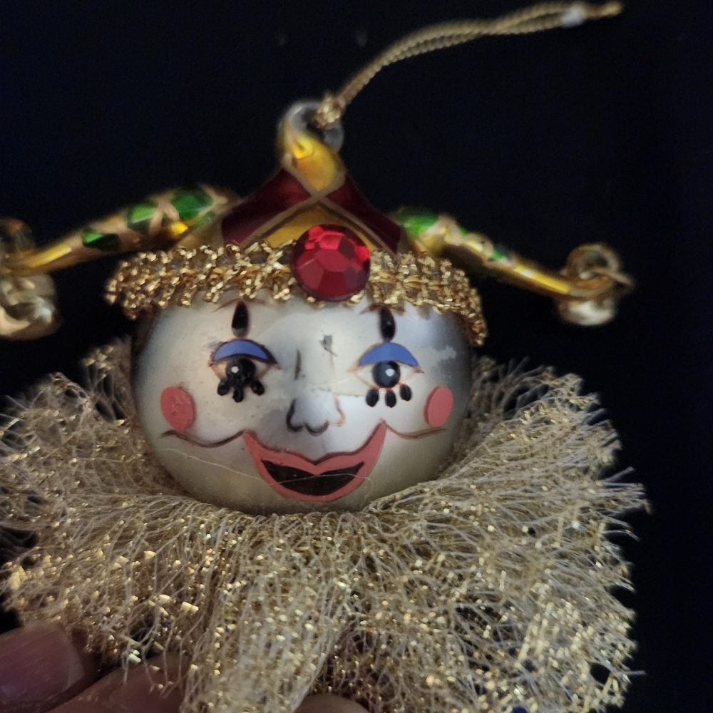 Moda Di Italia Jester Christmas Ornament with Bells - Picture 2 of 5